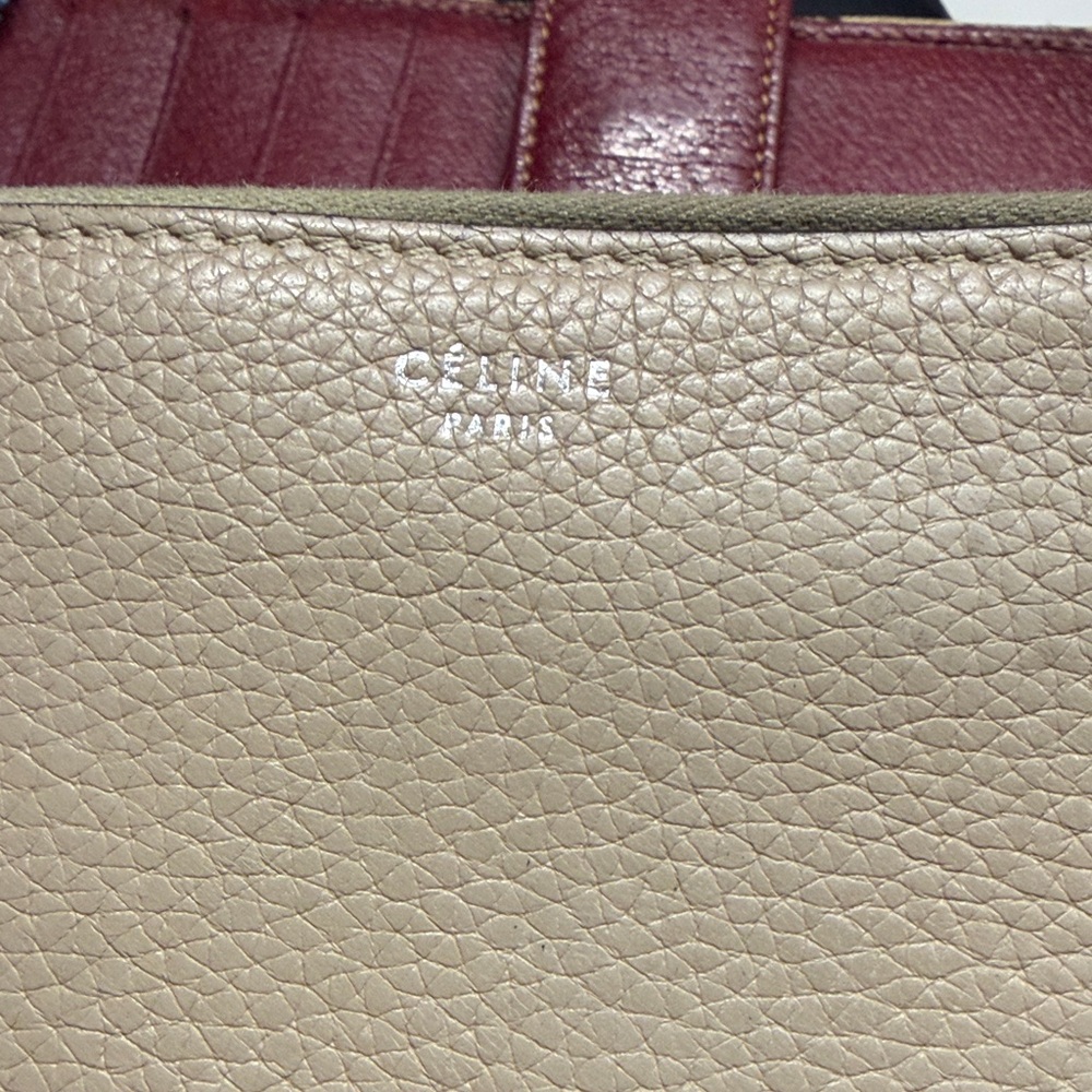 Celine Paris Beige Zip Wallet - Picture 2 of 8